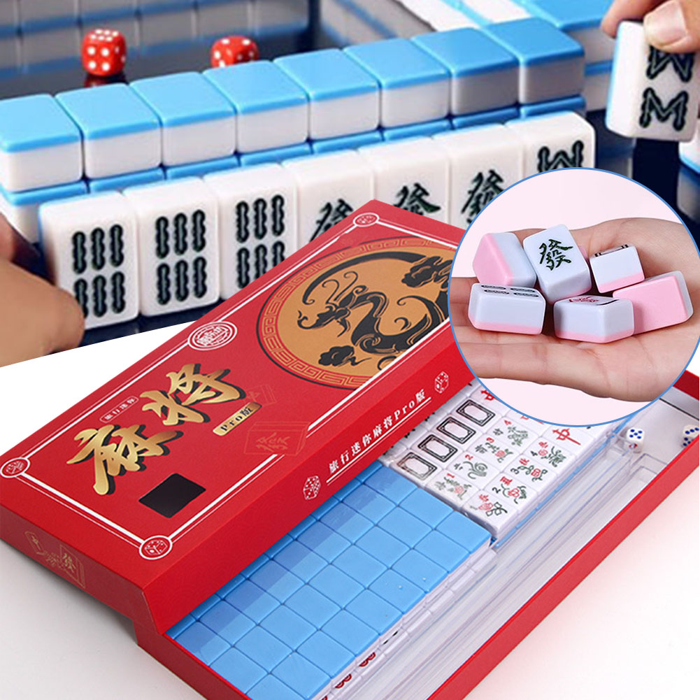 Board Game Pdf - Portable Travel Mini Mahjong Set Travel